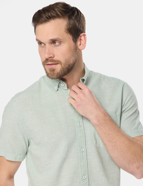 CAMISA DE LINO Verde