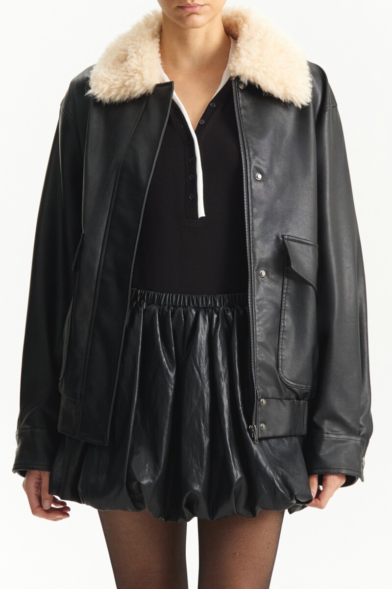 CHAQUETA CUELLO PELO 