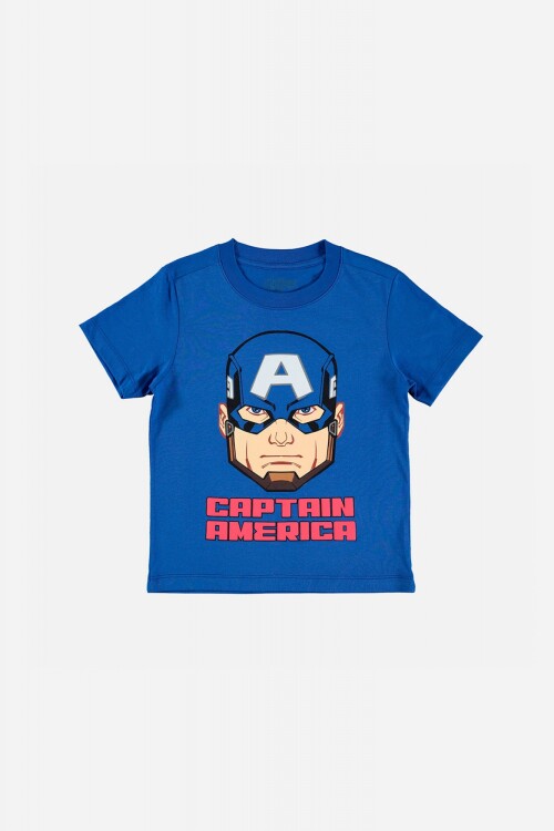 T-shirt de niño Capitán América AZUL FRANCIA