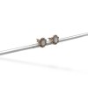 Caravanas Oval-Plata 925-Piedra Nacar-CA3356 conpiedra