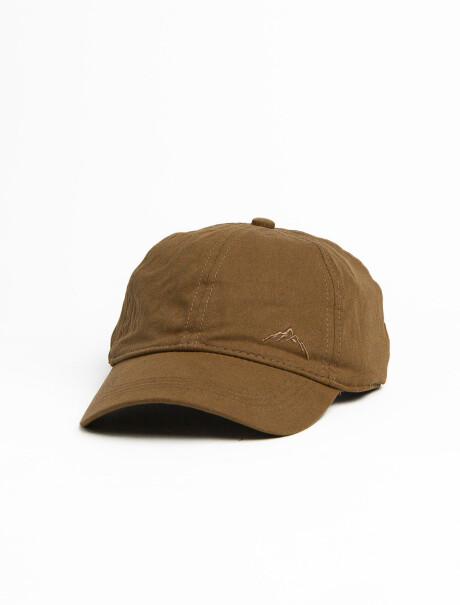 Gorro con Visera Algodón Tostado