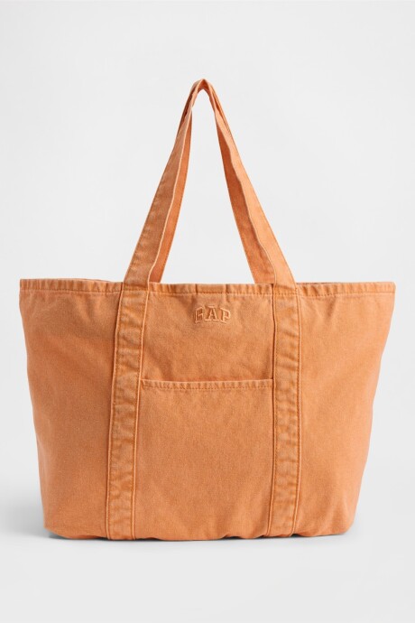Bolso Tote Logo Gap Mujer Tangerine