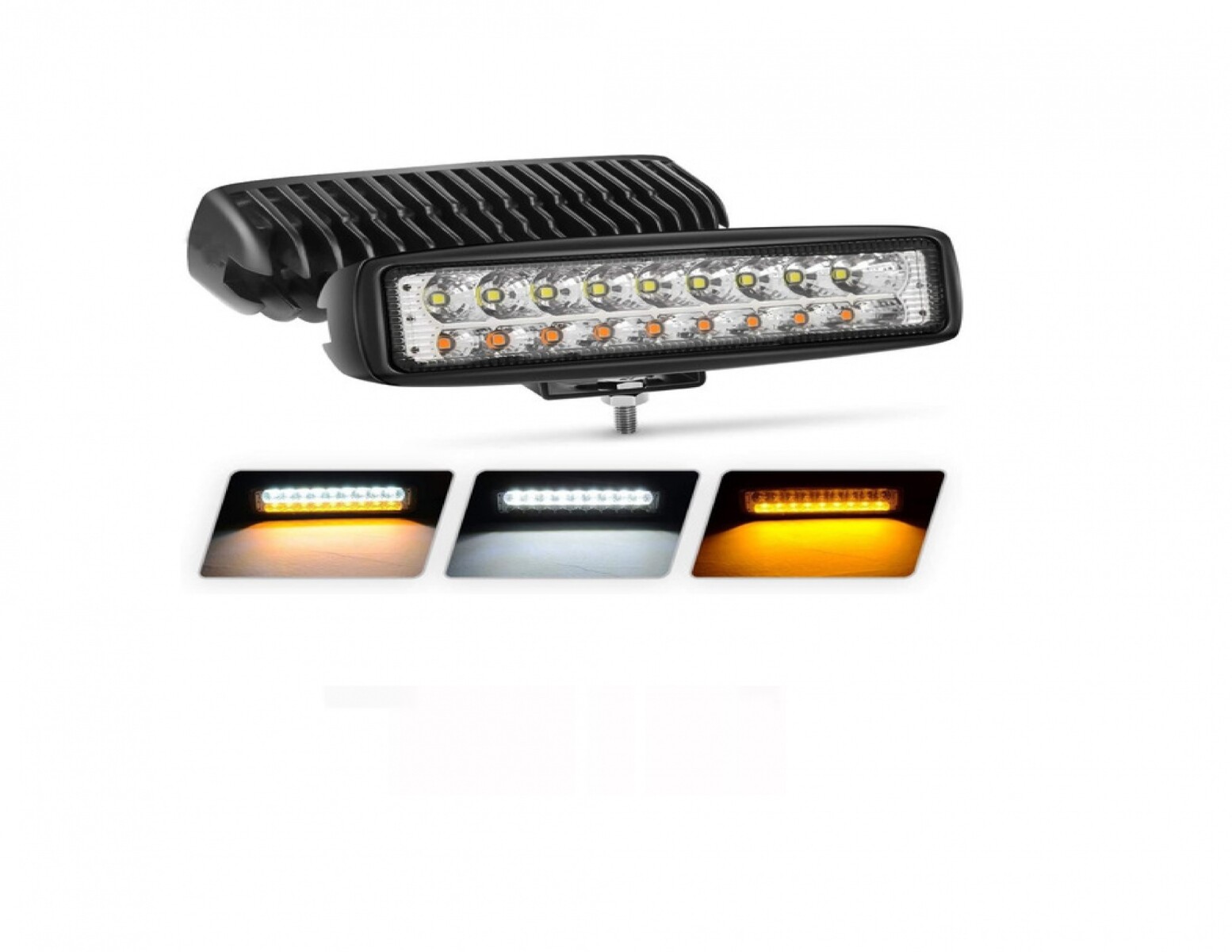 CAMINERO LED RECTANGULAR 27W BLANCO / NARANJA 