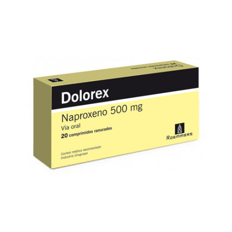 Dolorex 500mg 20 Comprimidos Dolorex 500mg 20 Comprimidos