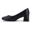 Ramarim Zapato Taco Bajo Cuadrado Punta Fina C/ Pin Negro