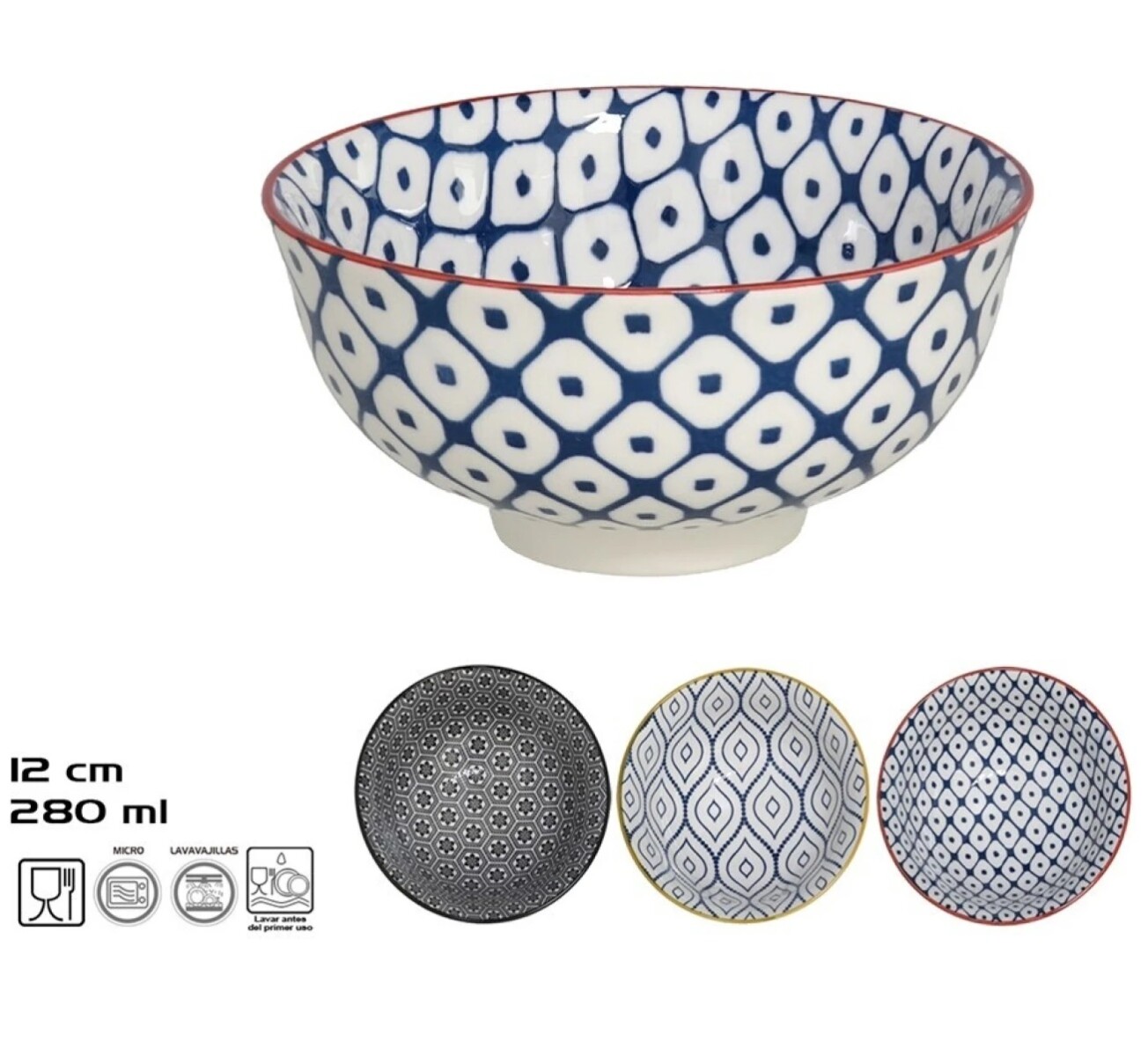 Bowl 11.5 Cm Cadiz - Porcelana 