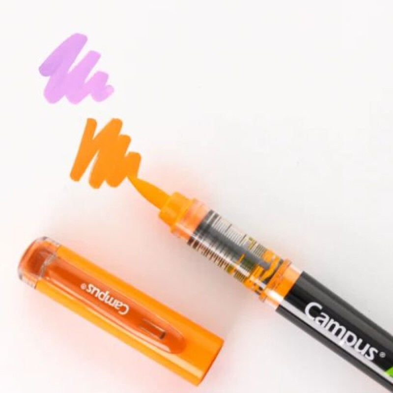 Marcadores Campus Acrilicos punta pincel x12 Marcadores Campus Acrilicos Punta Pincel X12