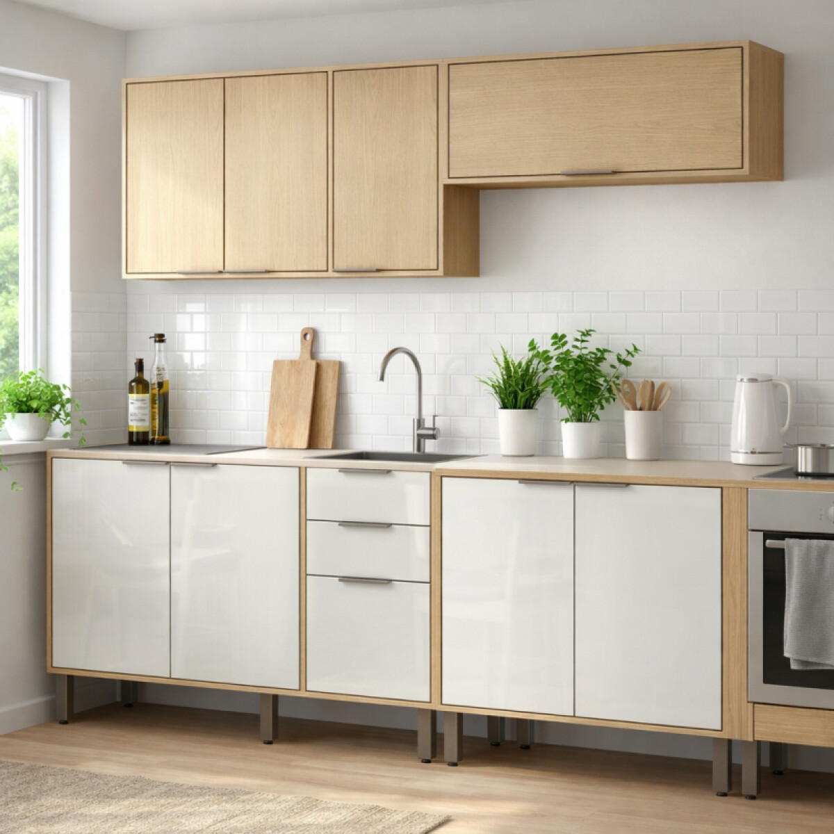 Kit de Cocina Modular Gloria 4 Piezas Mdp 15mm Bajo Mesadas y Aeréos 