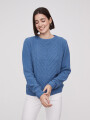Sweater Allora Azul Grisaceo