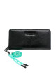 Billetera Trendy con llavero Negro