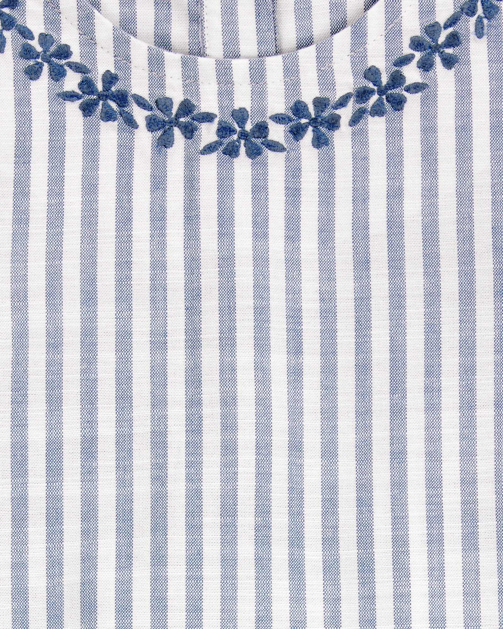 Blusa de viscosa, sin mangas, diseño a rayas Sin color