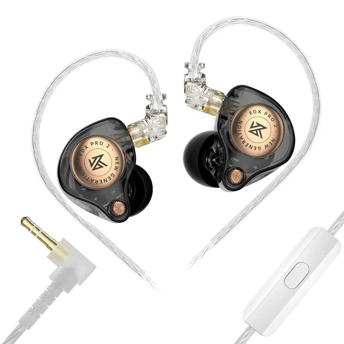 Auricular ergonomico in ear negro 
