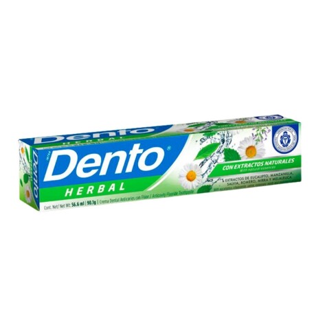 Pasta dental DENTO HERBAL Pasta dental DENTO HERBAL