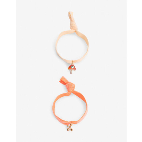 Set De Pulseras Elasticas Dorado