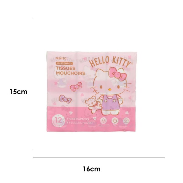 Tissue Hello kitty 12 pcs Tissue Hello kitty 12 pcs