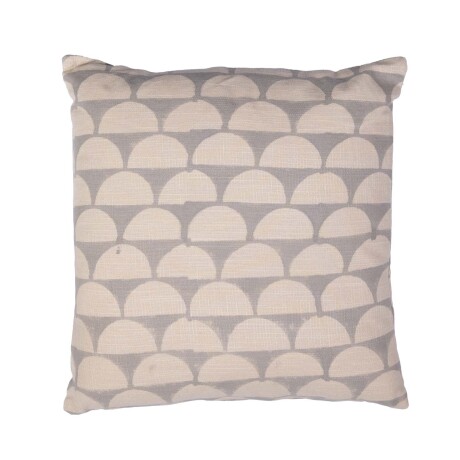 ALMOHADÓN MURCIA 45*45 ALGODON BEIGE/GRIS