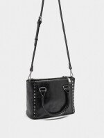Bolso Tote Con Tachuelas negro