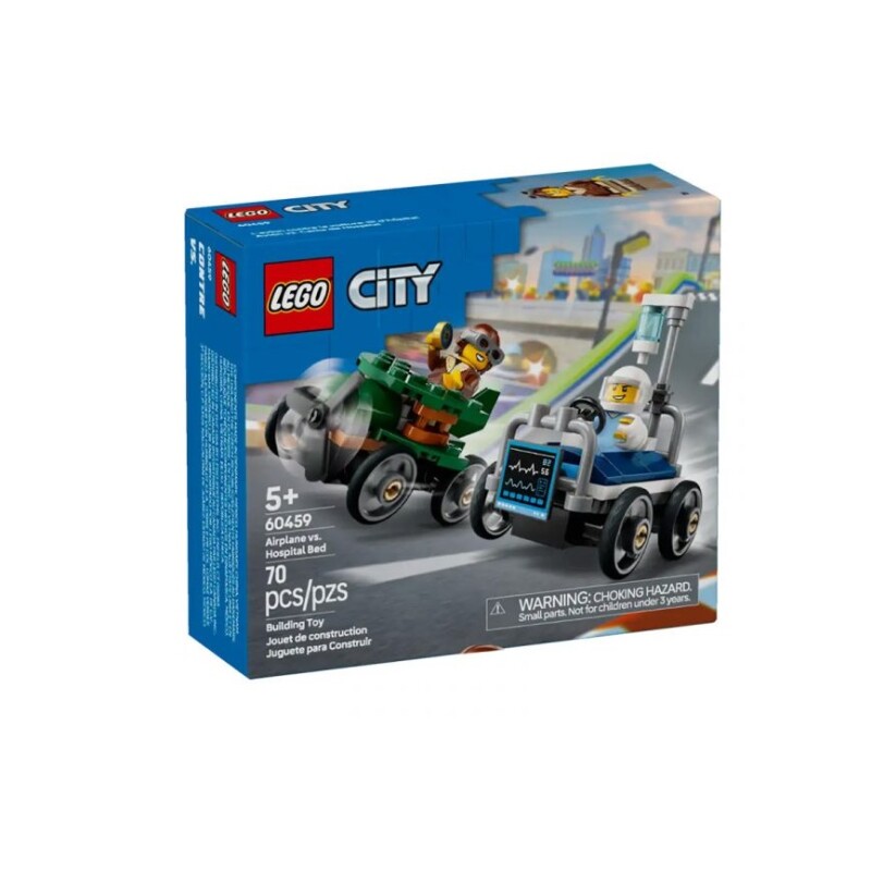 LEGO City Avión vs. Cama de Hospital 5+ LEGO CITY AVION VS CAMA DE HOSPITAL +5