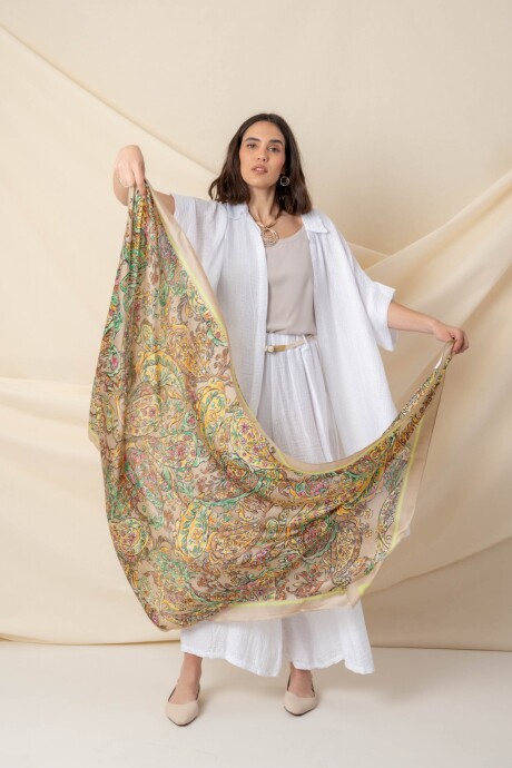 PAÑUELO ARABESQUE Beige