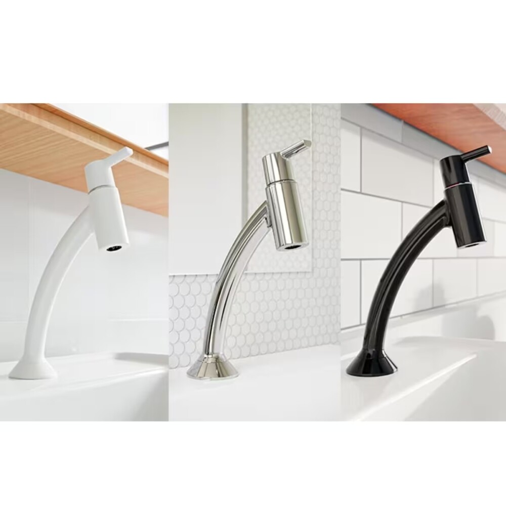 Grifería para lavatorio de agua fría de mesada Confort Black Blukit Grifería Para Lavatorio De Agua Fría De Mesada Confort Black Blukit