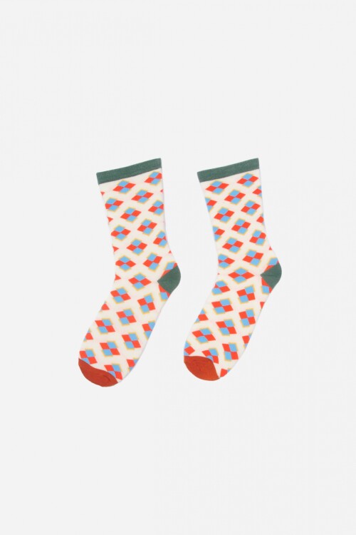 Medias retro multicolor