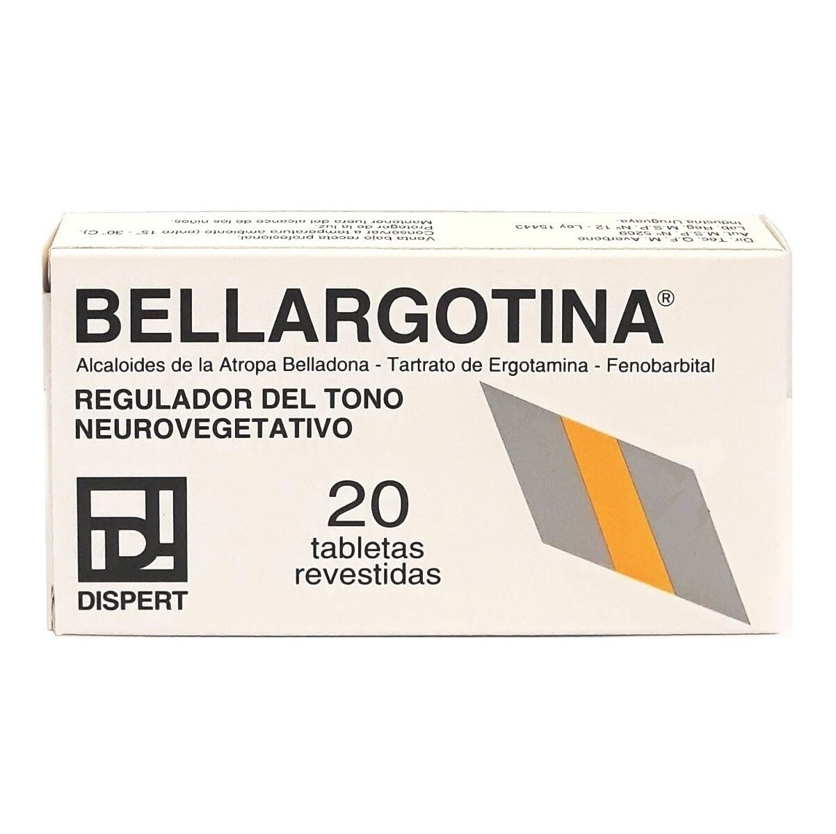 Bellargotina 20 Grageas 