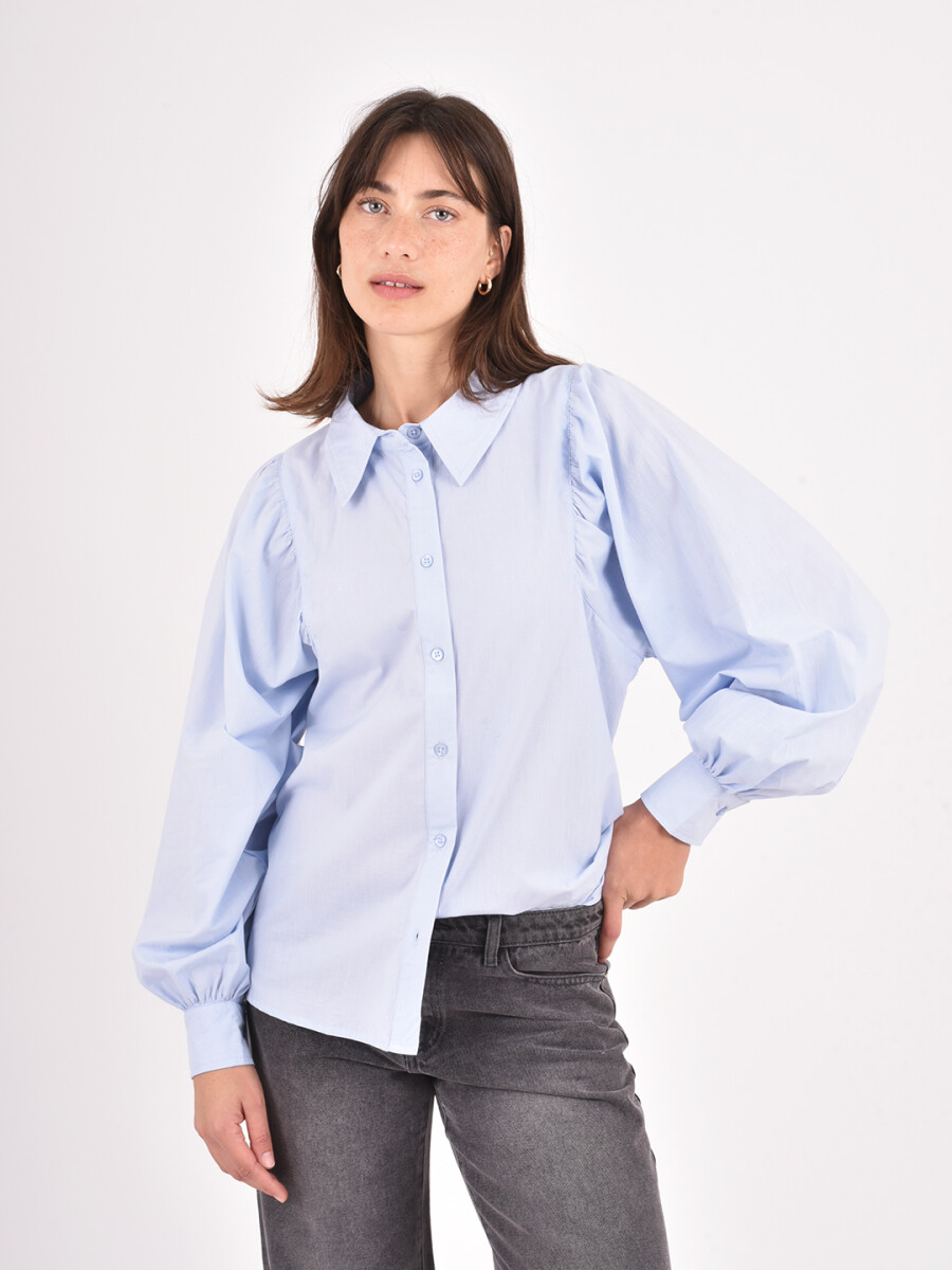 CAMISA QUIMBAE - CELESTE 