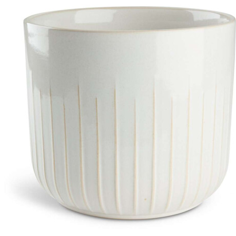 Maceta Knudsen Ø20Xa18Cm Blanco
