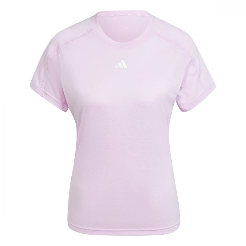 Remera AEROREADY Train Essentials Minimal Branding de Mujer Morado