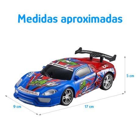 Auto Deportivo RC Racing Rivalry Control Remoto 1:22 Rojo/azul