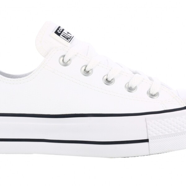 Championes Unisex Converse Plataforma Chuck Taylor Lift Blanco - Negro