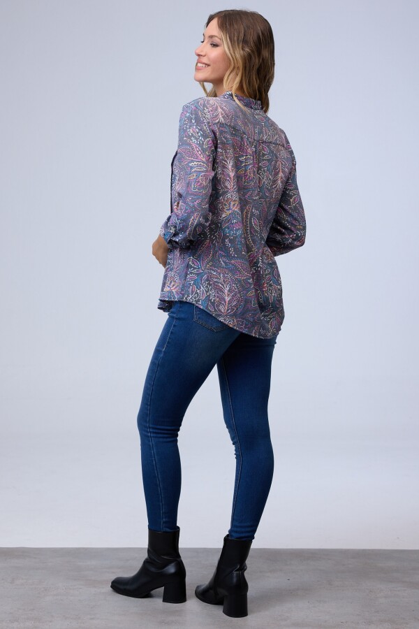 Camisa Print GRIS/MULTI