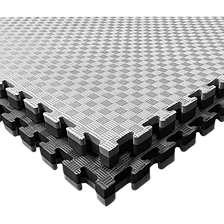 Alfombra de Goma Eva Knex 1M2 x 2.5CM de Espesor NEGRO-GRIS