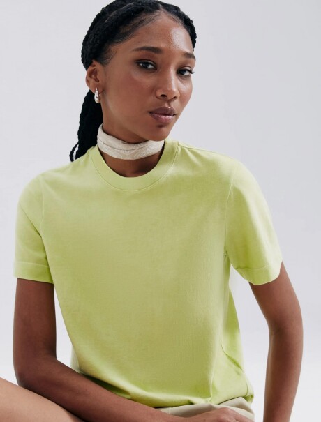 CAMISETA MANGA CORTA VERDE