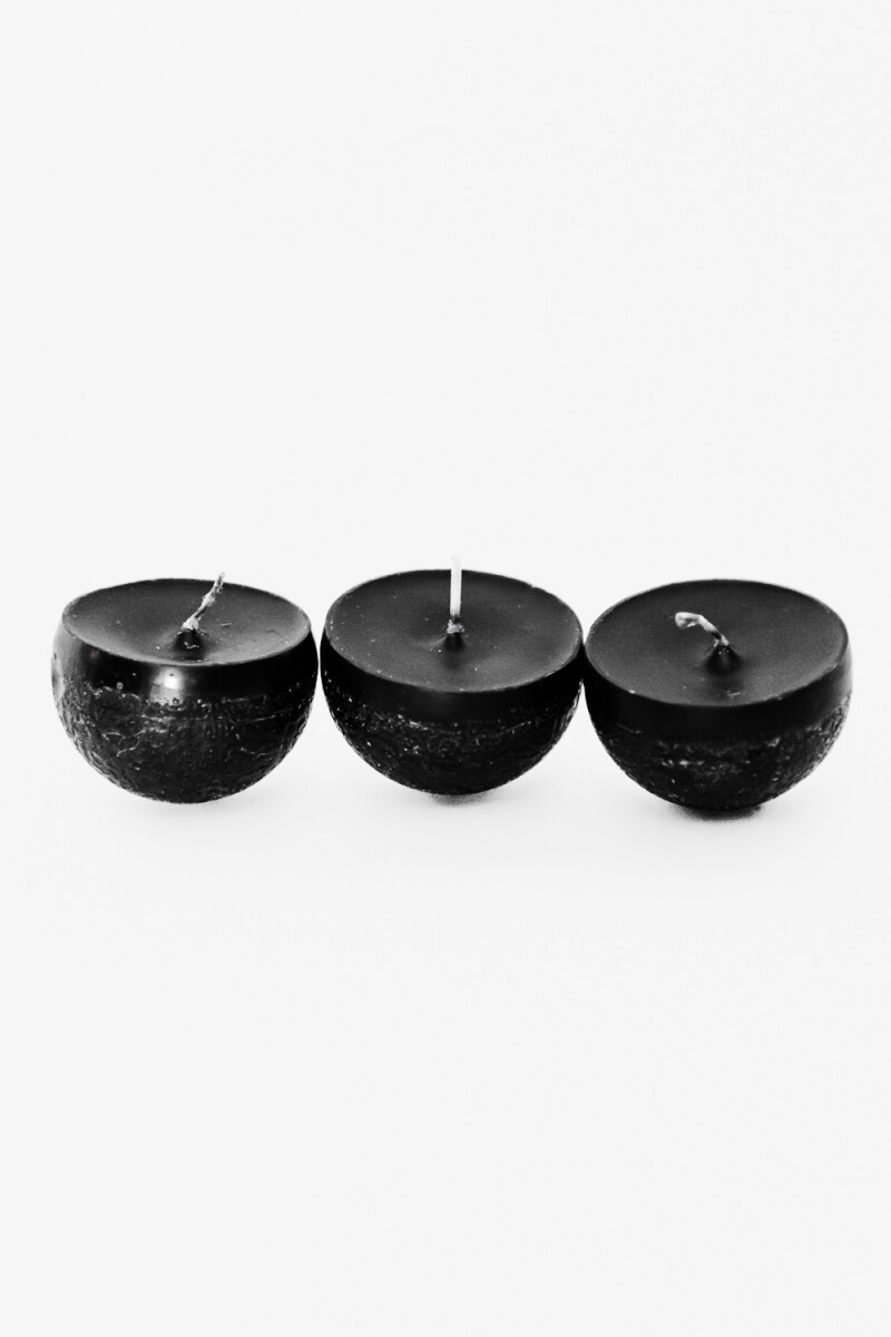 Vela Flotante, 3un. - Negro 