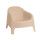 Silla Plastico Skarpo Jardin Liso Taupe