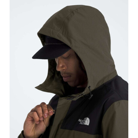 Campera Impermeable Antora hombre New Taupe Green/tnf Black