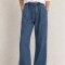 outlet Pantalon Denim azul