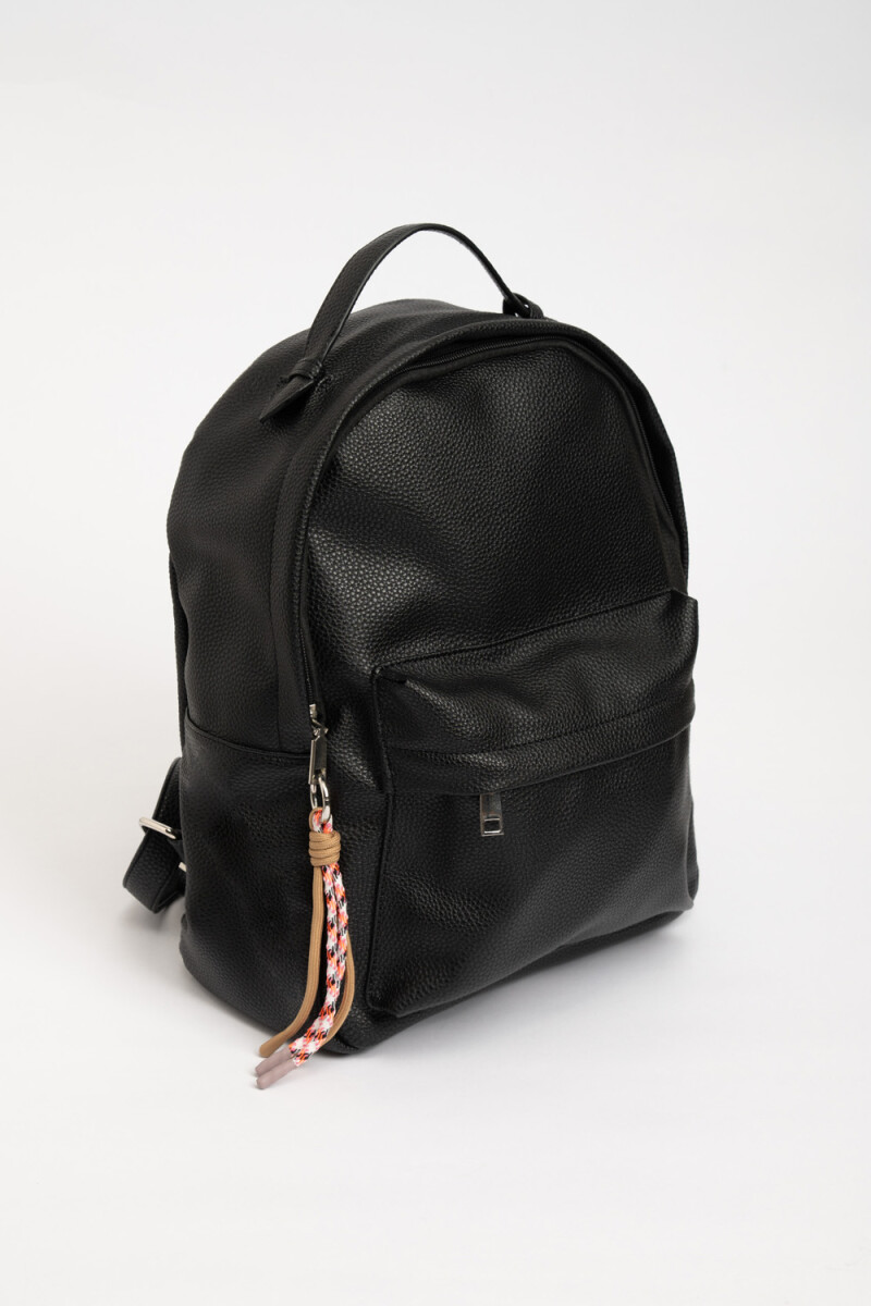 Mochila con llavero Negro