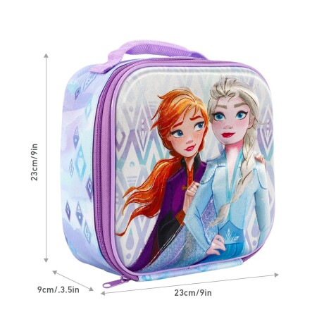 Lunchera 3D Frozen 20x20x8 cm Lunchera 3D Frozen 20x20x8 cm
