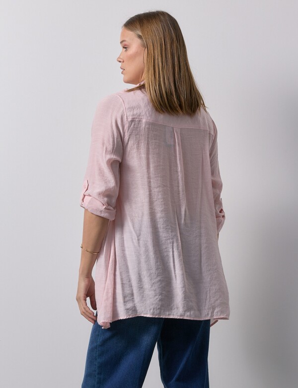 Camisa Larga ROSA