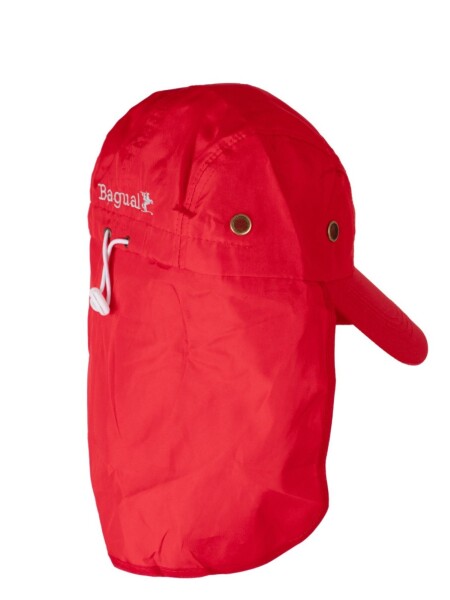 Gorro Visera con Tapanuca Rojo