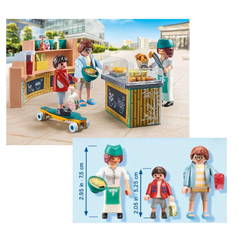 Supermercado de Alimentos Playmobil 54 Piezas con Figuras U