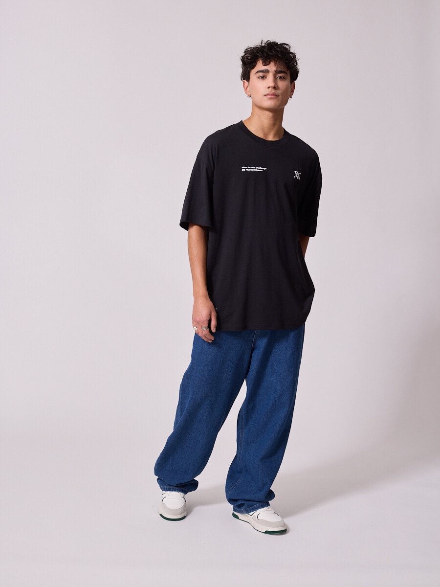 T-SHIRT METIL DIXIE Negro