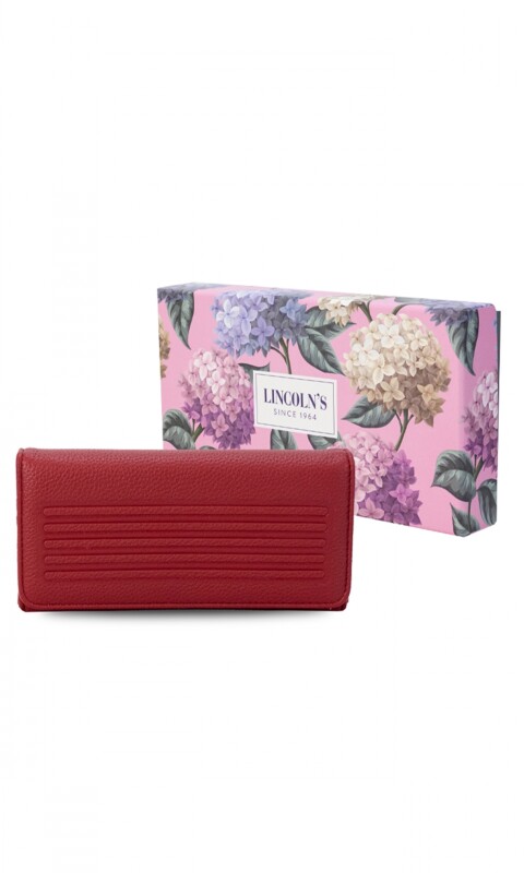 BILLETERA FAUSTINA ROJO PASION