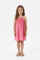 Vestido tirantes estampa floral ROSADO