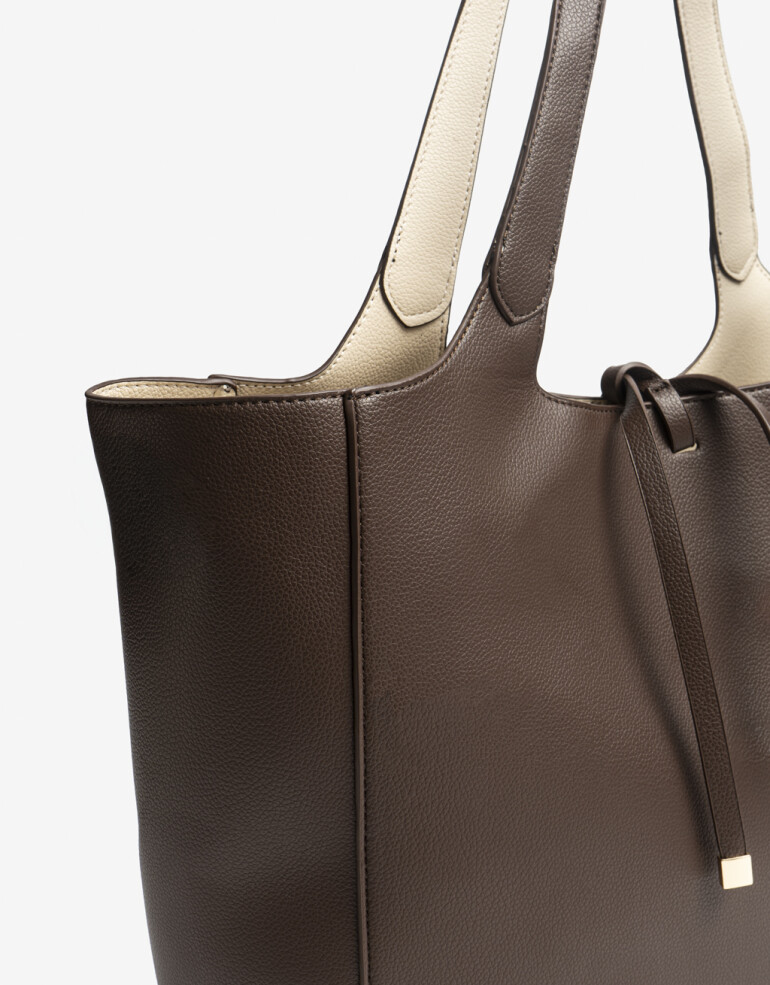 Shopper Shopper Reversible - Combinacion Bicolor