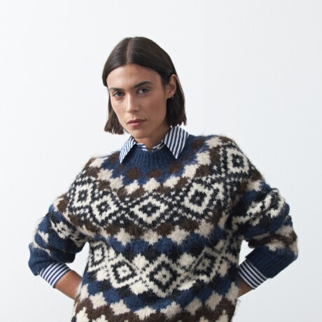 SWEATER SIRO Azul Oscuro