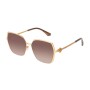 Lentes de Sol Senhor Dos Aneis Cuadrado - Mujer Gradiente/Dorado