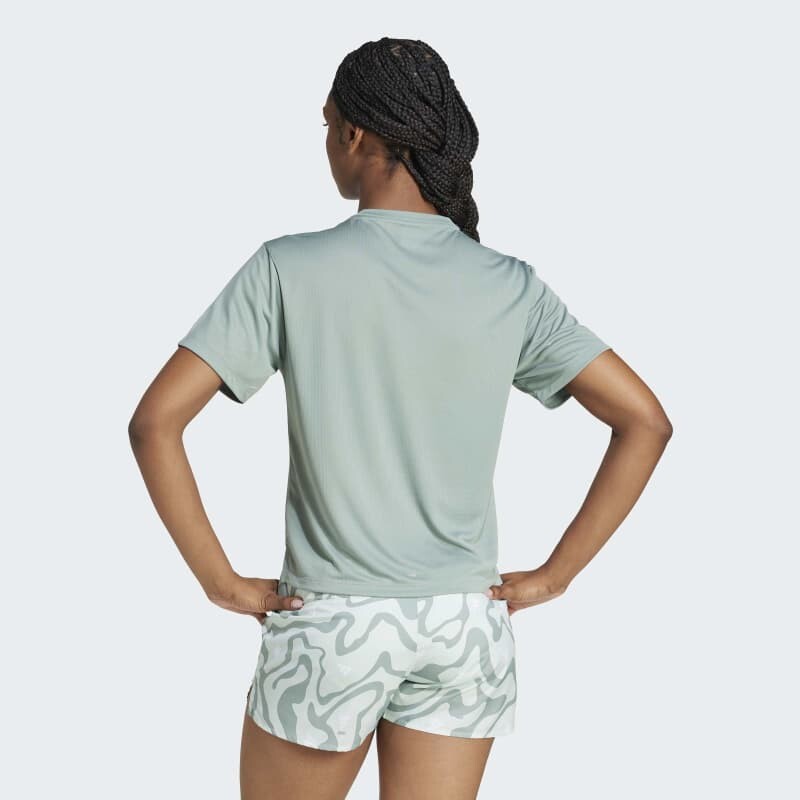 Remera Adidas Run It Bl Verde